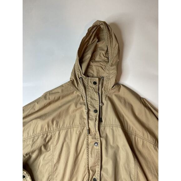 Abercrombie & Fitch Utility Field Cargo Khaki Full Zip Jacket size M Flaw - Picture 3 of 11